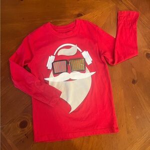 Musical Santa Claus Graphic Kids Shirt